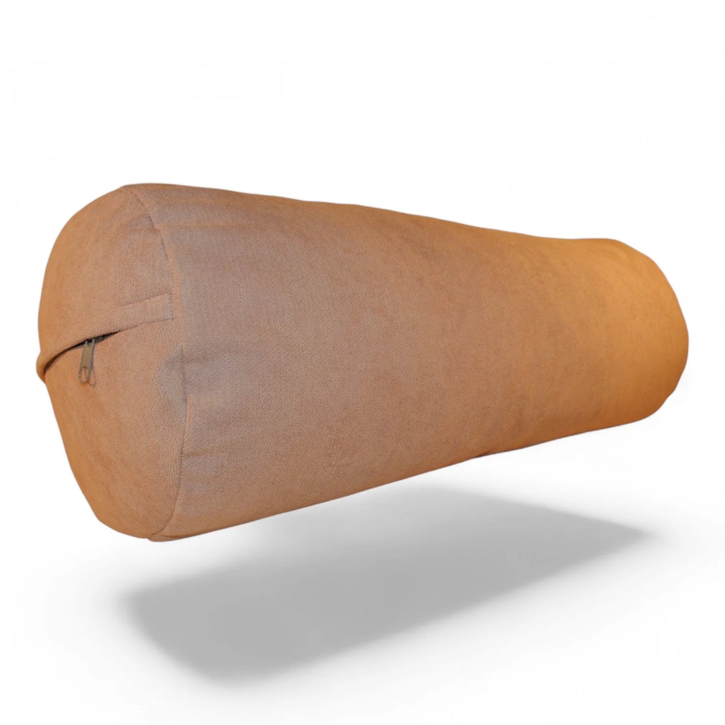 Bolster Yoga Lino Afelpado - Rosa