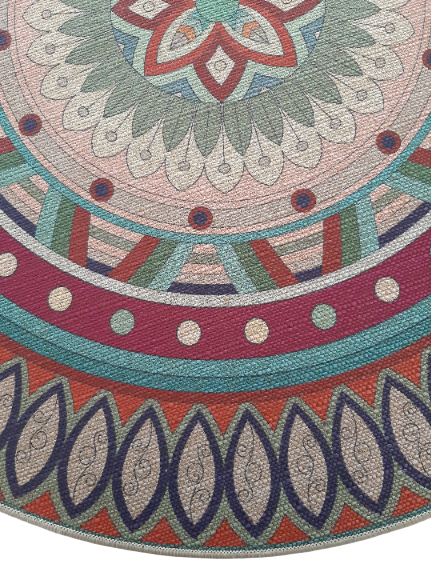 diseño alfombra meditacion mandala