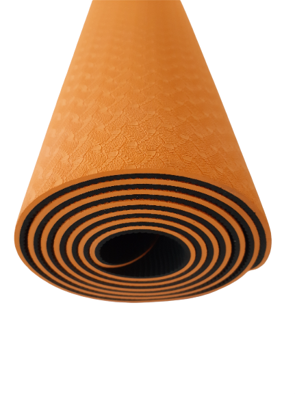 Mat TPE Bicolor 6 mm Naranjo